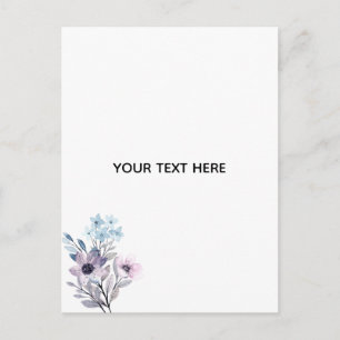 Cartes Pour Fêtes Annuelles Créez votre propre floral