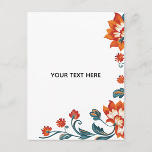 Cartes Pour Fêtes Annuelles Créez Votre Propre Floral