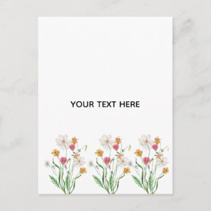 Cartes Pour Fêtes Annuelles Créez votre propre floral