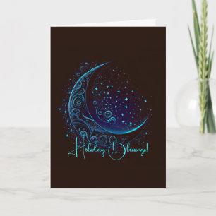 Cartes Pour Fêtes Annuelles Créez votre propre Lune Bleue Filigree Magique