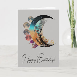 Cartes Pour Fêtes Annuelles Créez votre propre nombre de lunes croissant de mi