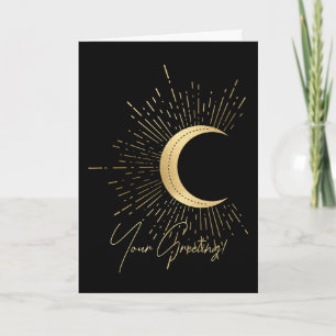 Cartes Pour Fêtes Annuelles Créez votre propre Tarot Lune Arcane Or