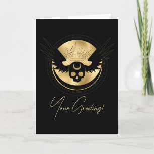 Cartes Pour Fêtes Annuelles Créez votre propre Tarot Température Arcane Or