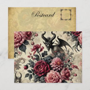 Cartes Pour Fêtes Annuelles Crématoire Rose 🔥 - Victorien gothique