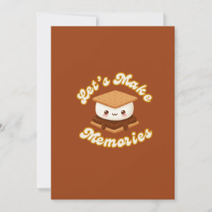 Cartes Pour Fêtes Annuelles Créons davantage de souvenirs de S'mores pour la S