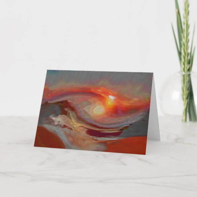 Cartes Pour Fêtes Annuelles Crépuscule (Devant)