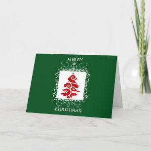 Cartes Pour Fêtes Annuelles Crête de Noël