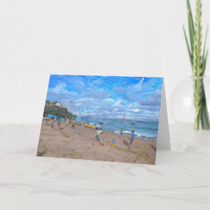 Cartes Pour Fêtes Annuelles Cricket Abersoch 2013 de plage