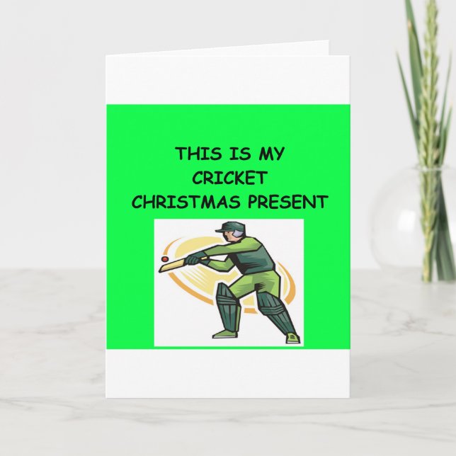 Cartes Pour Fêtes Annuelles CRICKET christmas (Devant)