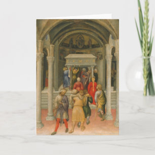 Cartes Pour Fêtes Annuelles Cripplé et malade soigné à la tombe de Saint Nicol