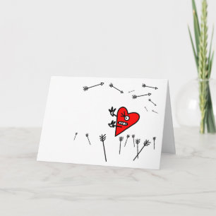 Cartes Pour Fêtes Annuelles Crise cardiaque