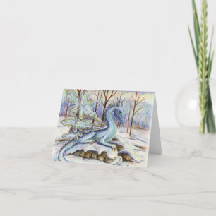 Cartes Pour Fêtes Annuelles Cristaux de glace