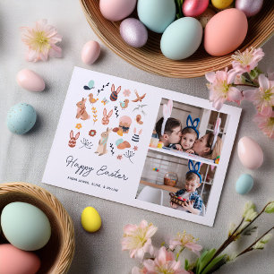 Cartes Pour Fêtes Annuelles Critère de Pâques Photo personnalisée