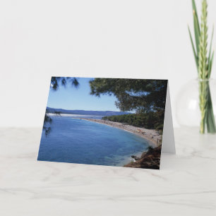 Cartes Pour Fêtes Annuelles Croatie, île de Brač, Bol, plage de Golden Cape 2