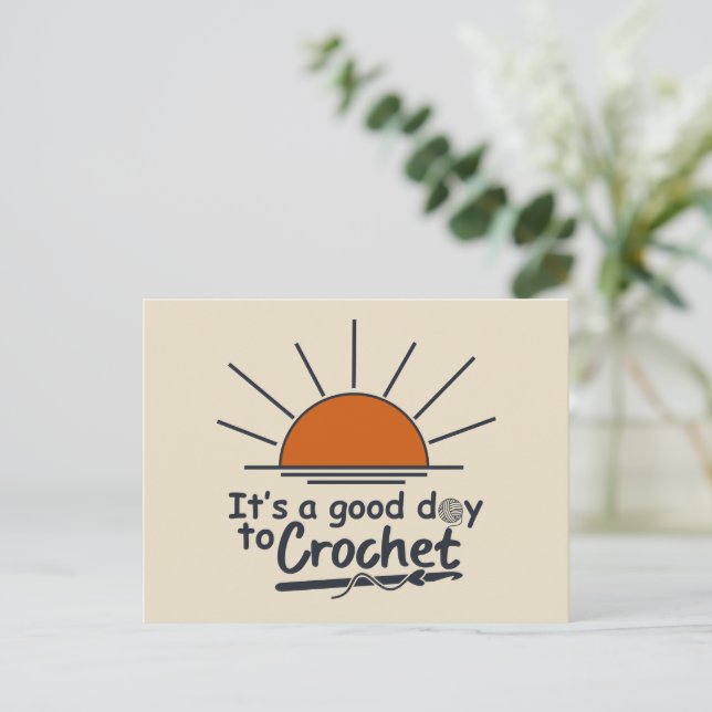 Cartes Pour Fêtes Annuelles crochet drôle (Debout devant)