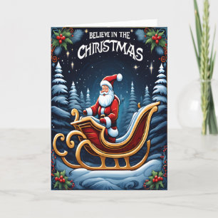 Cartes Pour Fêtes Annuelles Croire à la magie de Noël
