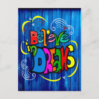 Cartes Pour Fêtes Annuelles Croire aux rêves