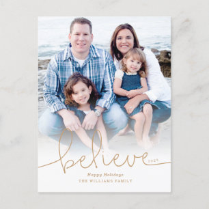 Cartes Pour Fêtes Annuelles Croire photo de vacances
