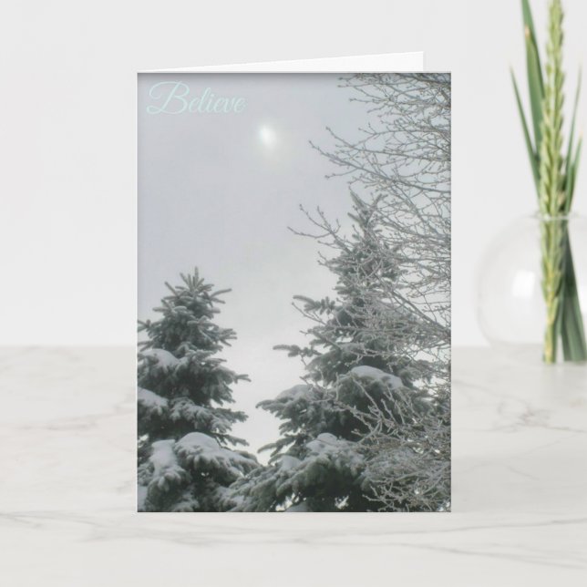 Cartes Pour Fêtes Annuelles Crois, aie la foi (Devant)