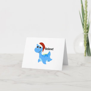 Cartes Pour Fêtes Annuelles Crois ! Père Noël Nessie