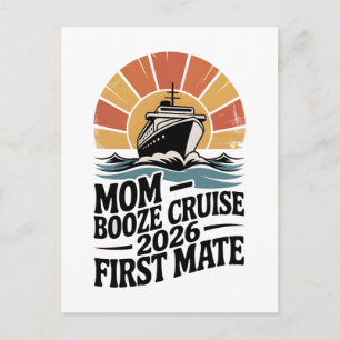 Cartes Pour Fêtes Annuelles Croisière de la maman avec alcool 2026 tenue assor
