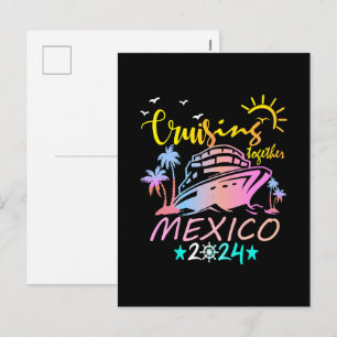 Cartes Pour Fêtes Annuelles Croisière familiale au Mexique
