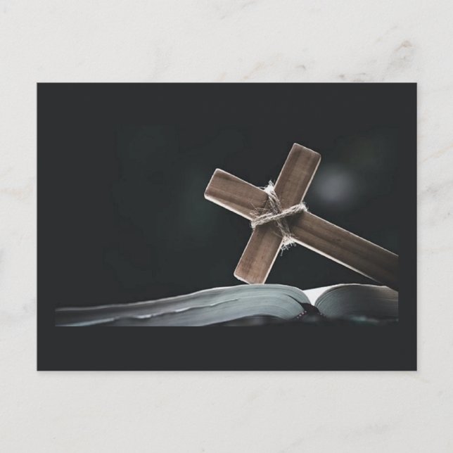 Cartes Pour Fêtes Annuelles Croix (Devant)