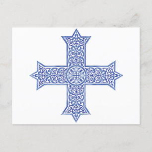 Cartes Pour Fêtes Annuelles Croix copte