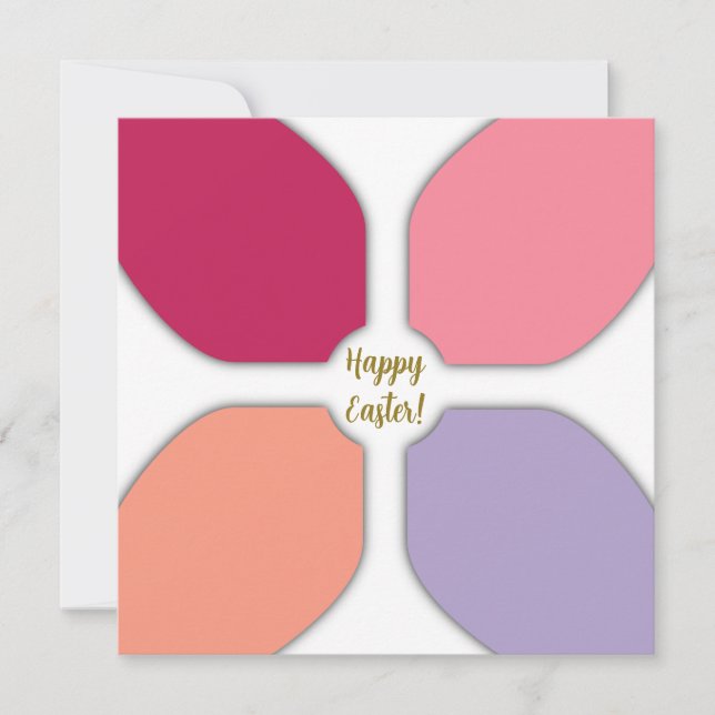 Cartes Pour Fêtes Annuelles Croix de fleurs (Devant)