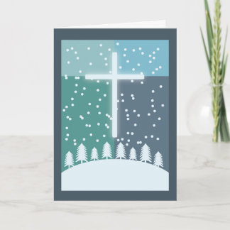 Cartes Pour Fêtes Annuelles Croix de Noël