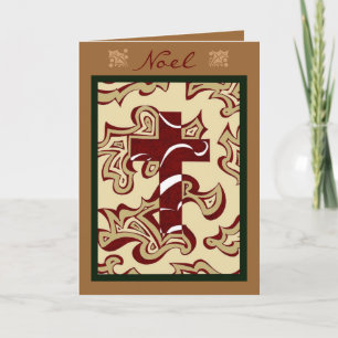 Cartes Pour Fêtes Annuelles Croix de Noël