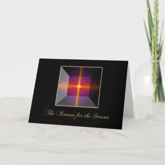 Cartes Pour Fêtes Annuelles Croix de Noël chrétienne