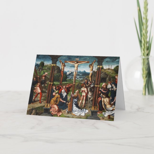 Cartes Pour Fêtes Annuelles croix de pâques (Devant)
