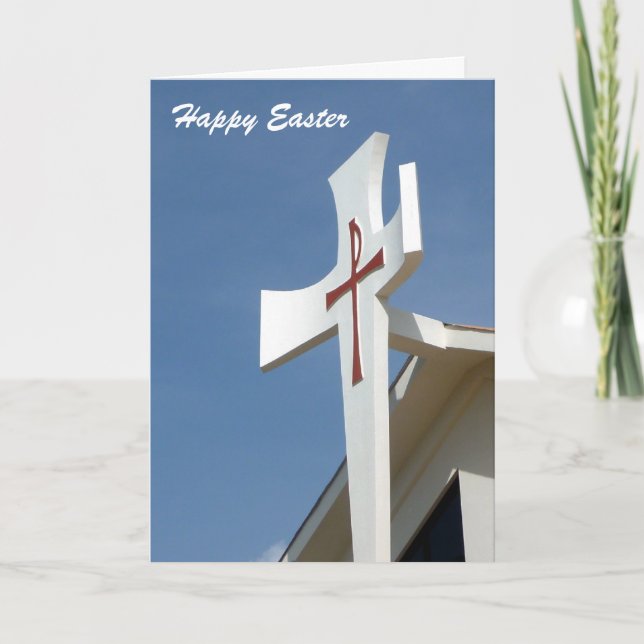 Cartes Pour Fêtes Annuelles croix de pâques (Devant)