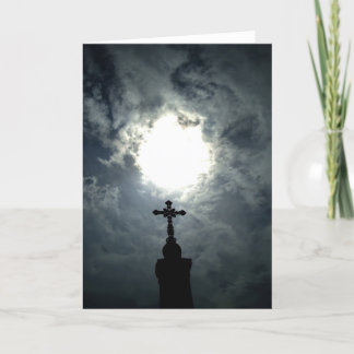 Cartes Pour Fêtes Annuelles Croix gothique de Pâques