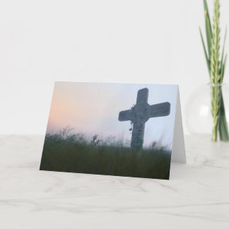 Cartes Pour Fêtes Annuelles Croix vers le bas