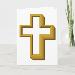 Cartes Pour Fêtes Annuelles Croix vide