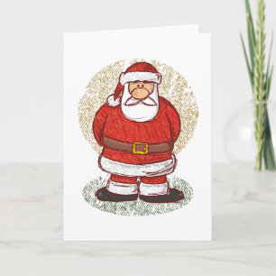 Cartes Pour Fêtes Annuelles croquis père Noël