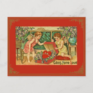 Cartes Pour Fêtes Annuelles Cru/carte postale antique de Valentine