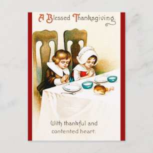Cartes Pour Fêtes Annuelles Cru par thanksgiving béni