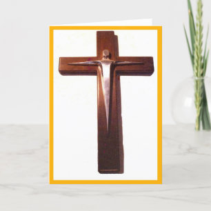 Cartes Pour Fêtes Annuelles Crucifix du Christ levé