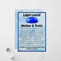 Crystal Signification Card - Lapis Lazuli