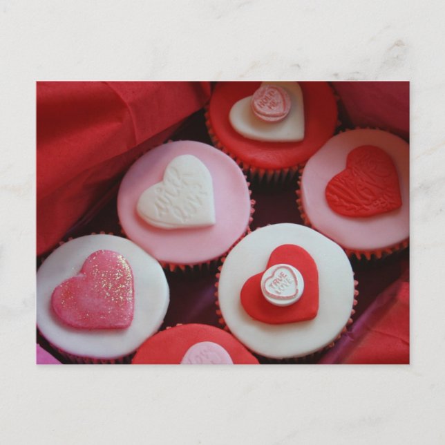 Cartes Pour Fêtes Annuelles Cupcakes (Devant)