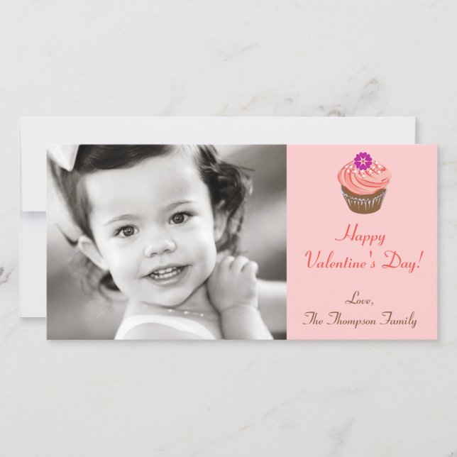 Cartes Pour Fêtes Annuelles Cupcakes (Devant)