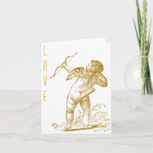 Cartes Pour Fêtes Annuelles Cupid vintage