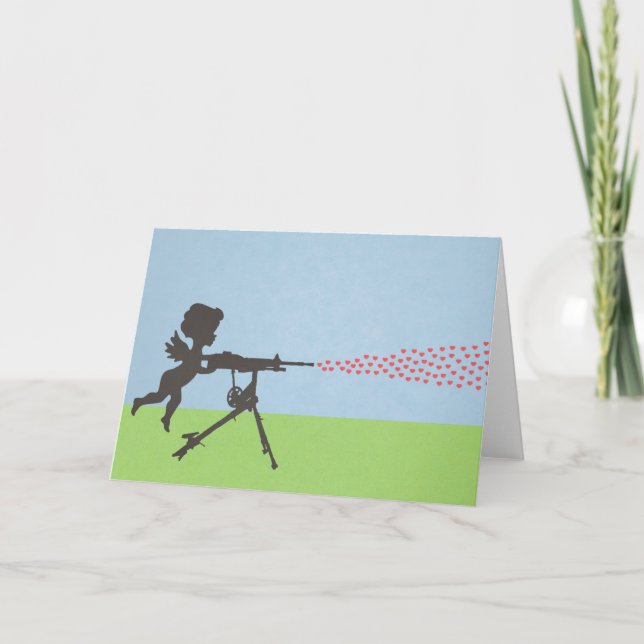 Cartes Pour Fêtes Annuelles Cupidé (Devant)