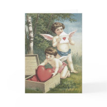 Cupidon Chérubin Ange Boîte Cœur Saint-Valentin