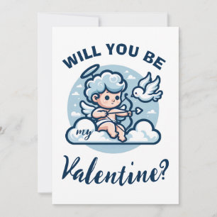 Cartes Pour Fêtes Annuelles Cupidon de la Saint-Valentin colombe