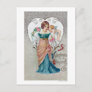 Cartes Pour Fêtes Annuelles Cupidon de salutation de St Valentine
