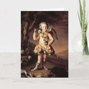 Cartes Pour Fêtes Annuelles Cupidon vintage et flèches - Valentine